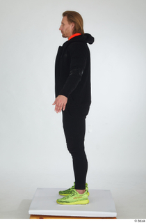 Erling black tracksuit dressed orange long sleeve t shirt sports standing whole body yellow sneakers 0011.jpg